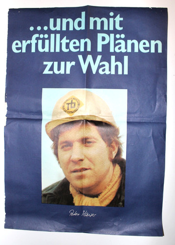 Ddr plakat für wahl - plakat,