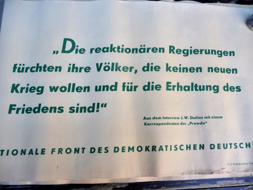 Ddr nationale front 1951 - ddr,