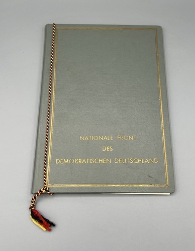 Ddr mappe nationale front - nationale, mit