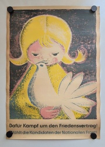 Plakat mädchen taube - plakat,