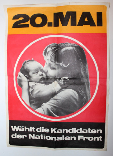 Ddr plakat für wahl - plakat,