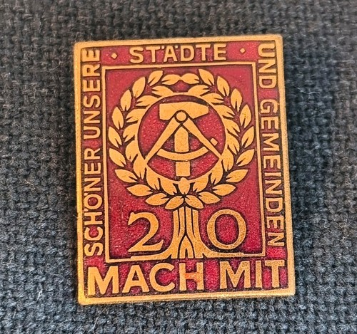 Abzeichen ddr schöner unsere - abzeichen, ddr: