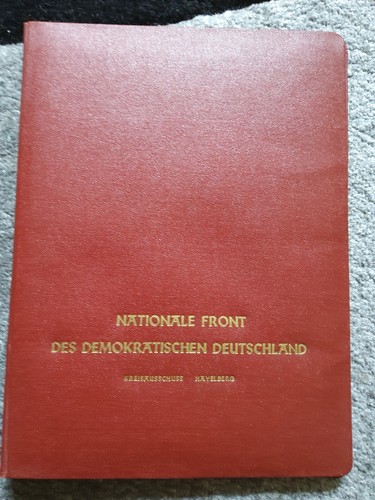 Ddr aktenmappe nationale - aktenmappe,