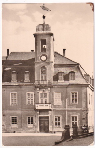 Wurzen sachsen 1963 rathaus - wurzen, 1963: