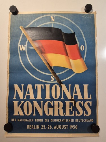 Plakat nationalkongress 1950 - plakat,