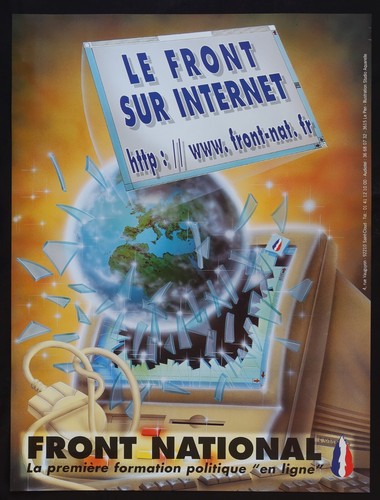 Plakat front national - plakat,