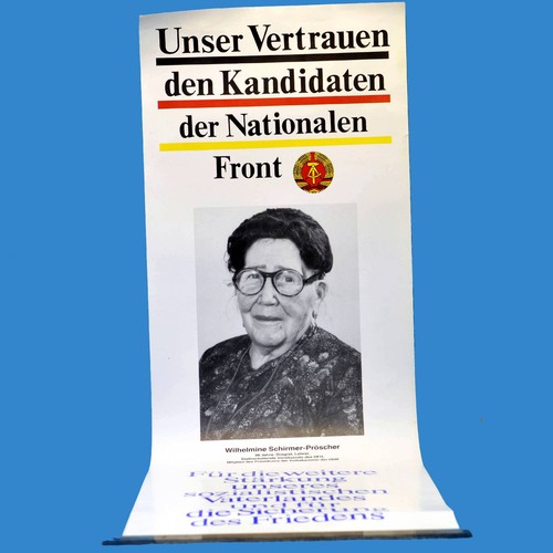 Ddr plakat poster - ddr, wahl