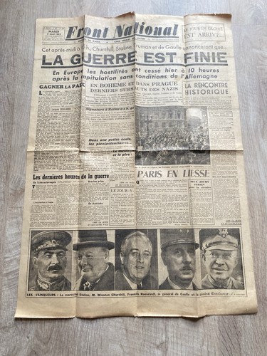 Historische zeitung front - zeitung, "front