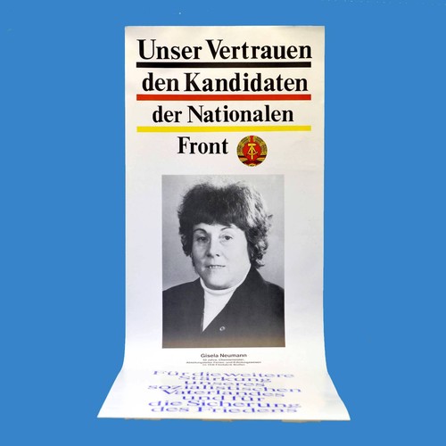 Ddr plakat poster a48 - a48, wahl