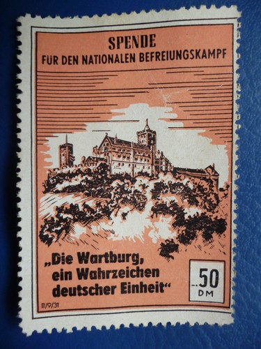 Spendenmarke der nationalen - der,