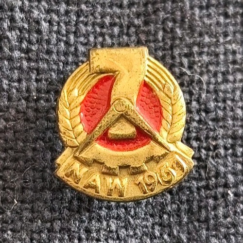 Abzeichen ddr nadel - ddr:, naw