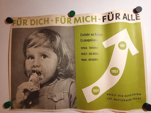 Plakat für dich einfuhr von - "für,